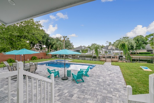 Plumosa Vacation Rental atlantic property solutions of florida outside pool